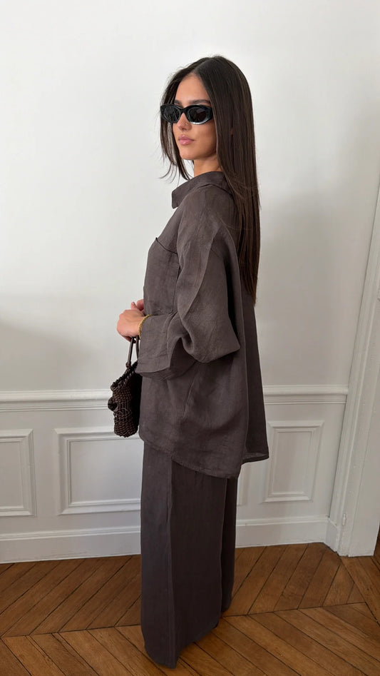 Essential LATTE CHEMISE SET