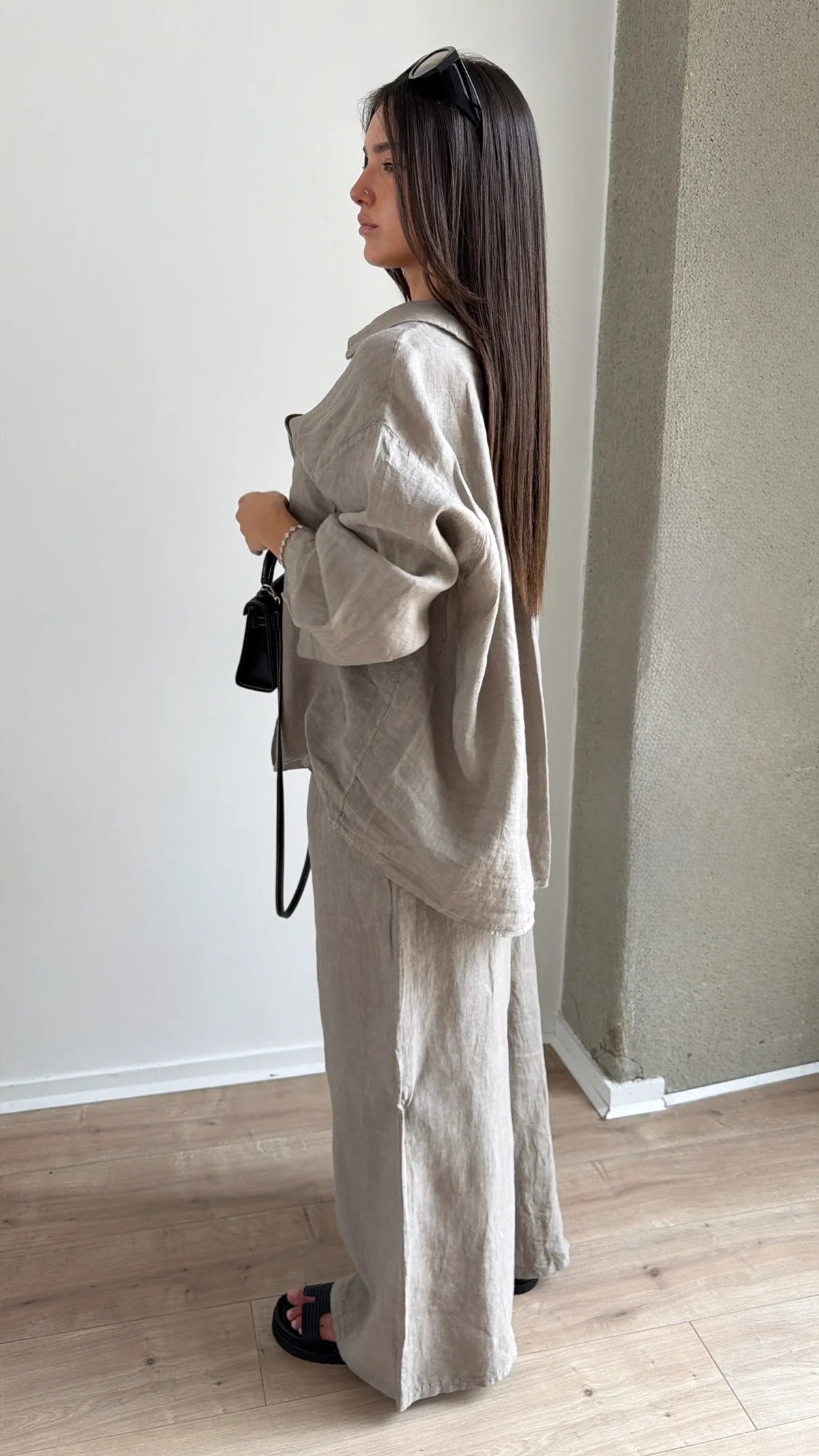 Essential Natural Beige Linen Set