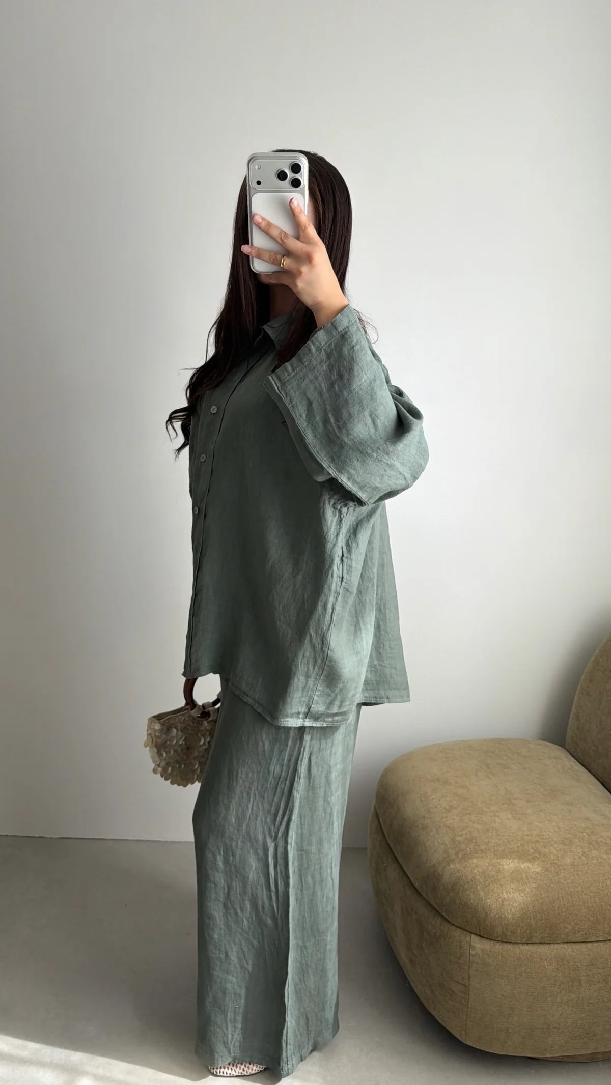 Essential Sage Linen Set