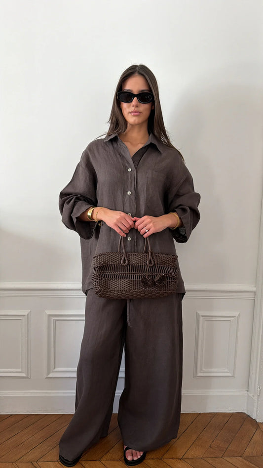 Essential LATTE CHEMISE SET